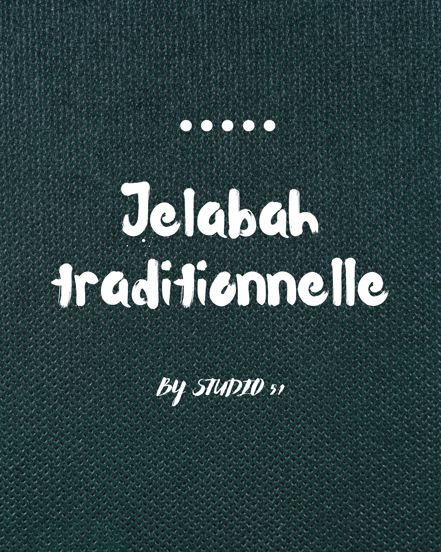 Jelabah traditionnelle